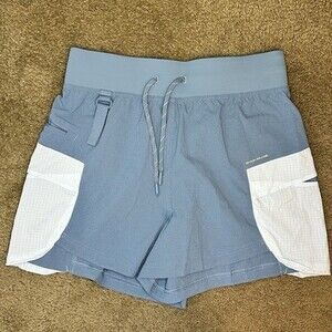 Lululemon Blue Size 10 Woven Air Short 4” Hiking Drawstring Detours Welcome